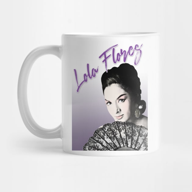 Lola Flores Retro Tribute Art by DankFutura